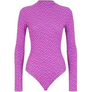 Brand New FENDI X SKIMS Mock Neck Long Sleeve Bodysuit in Size Medium